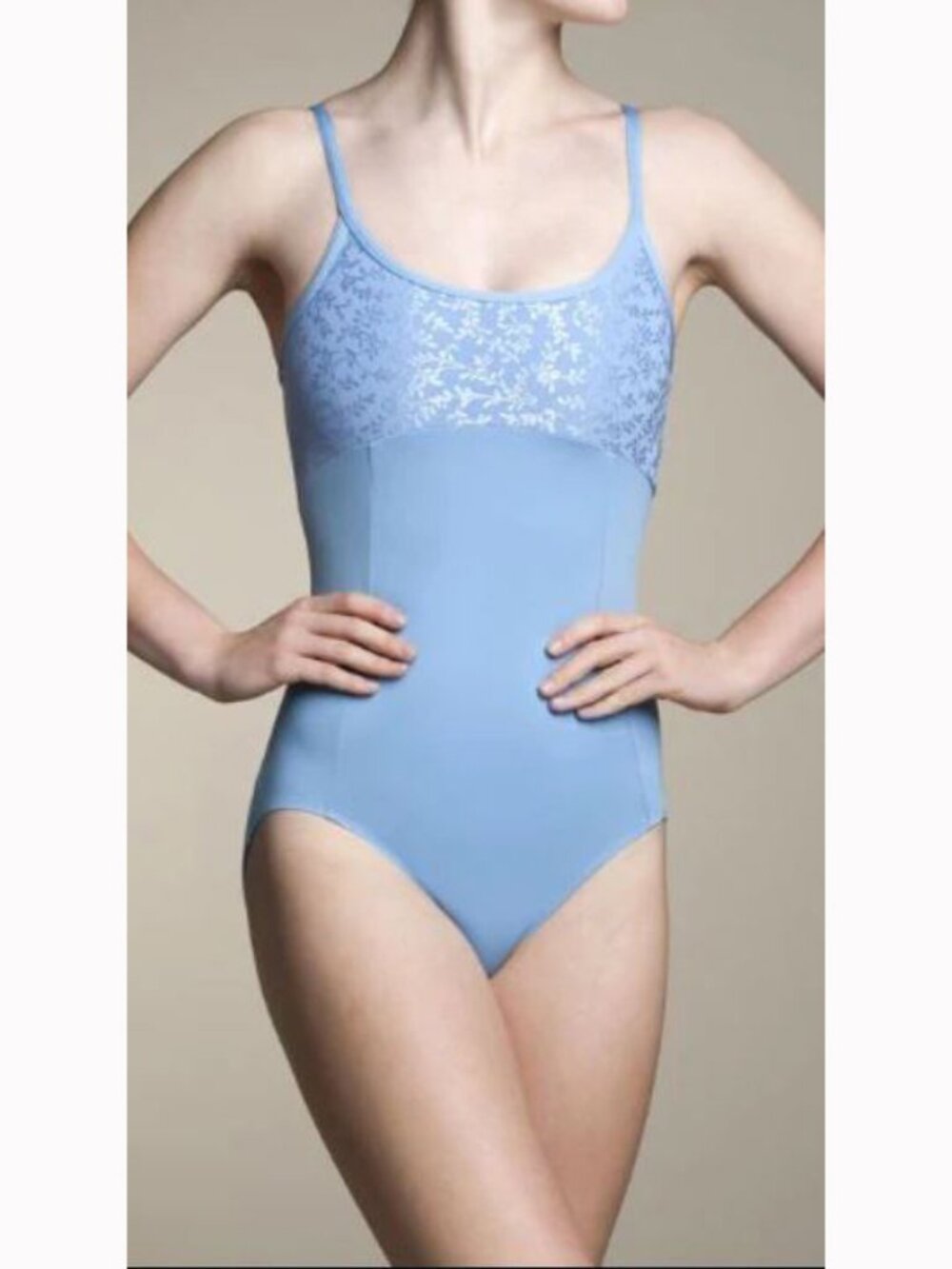 Ainsliewear Tara with Sprig Mesh Leotard in Breeze